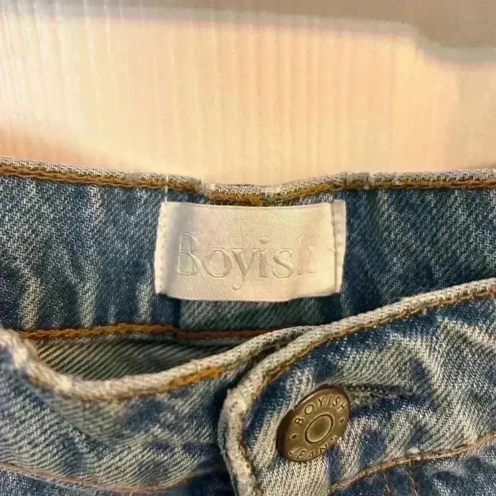 Free People Boyish‎ The Toby Relaxed Taper Jeans Size 32 - Picture 6 of 6